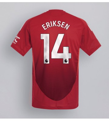 Manchester United Christian Eriksen #14 Primera Equipación 2024-25 Manga Corta